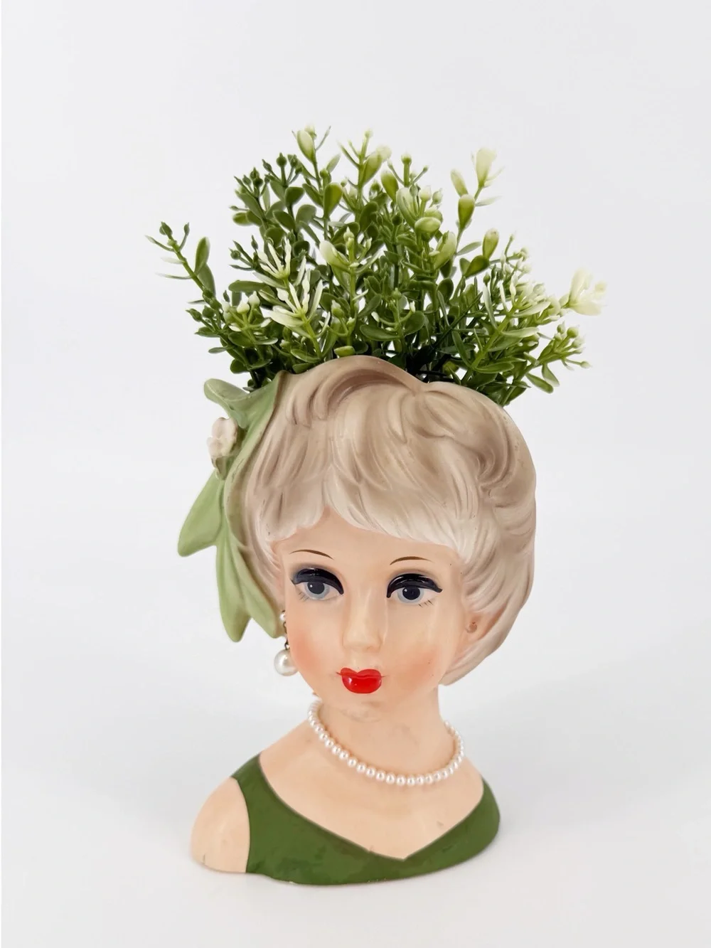 1950 LADY HEAD VASE by RELPO, JAPAN
